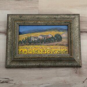 Sunflowers Italy Original Signed Painting